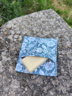 Pochette à savon solide Parme