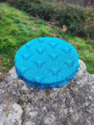 Moyen couvre-plat bleu