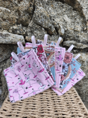 Lot de 7 lingettes Dama
