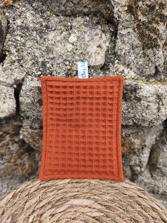 Éponge plate rouille