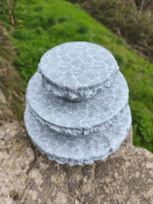 Lot de 3 couvre-plats Feuilla