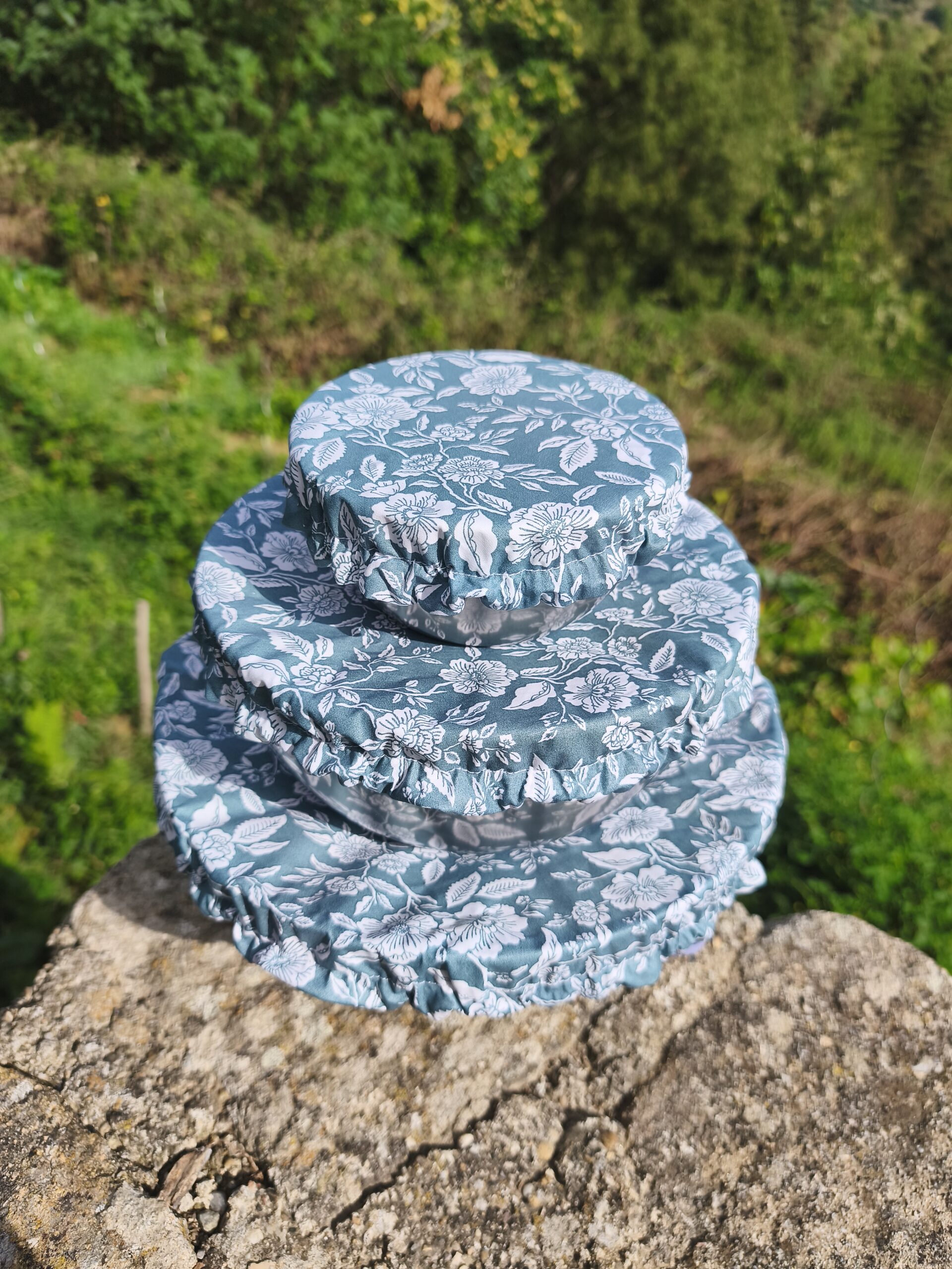 Lot de 3 couvre-plats Jacka