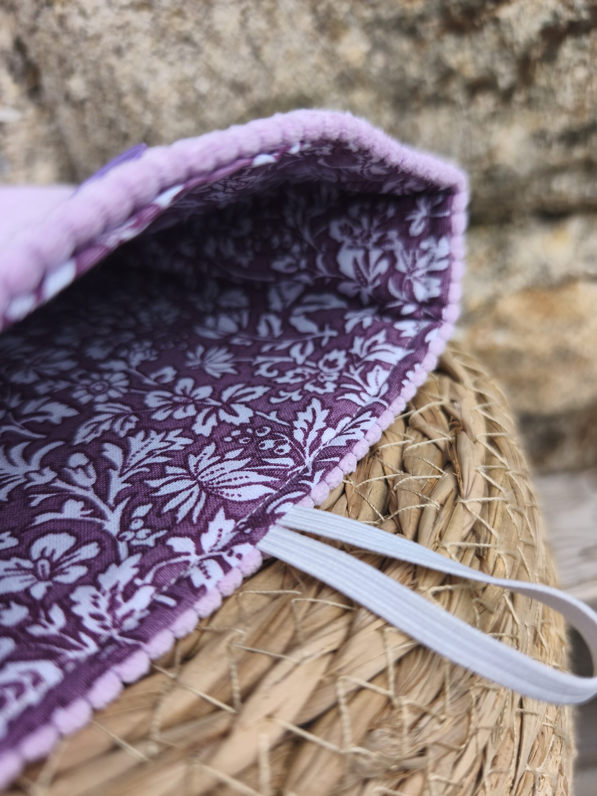 Pochette à livre en velours Lila – Image 3