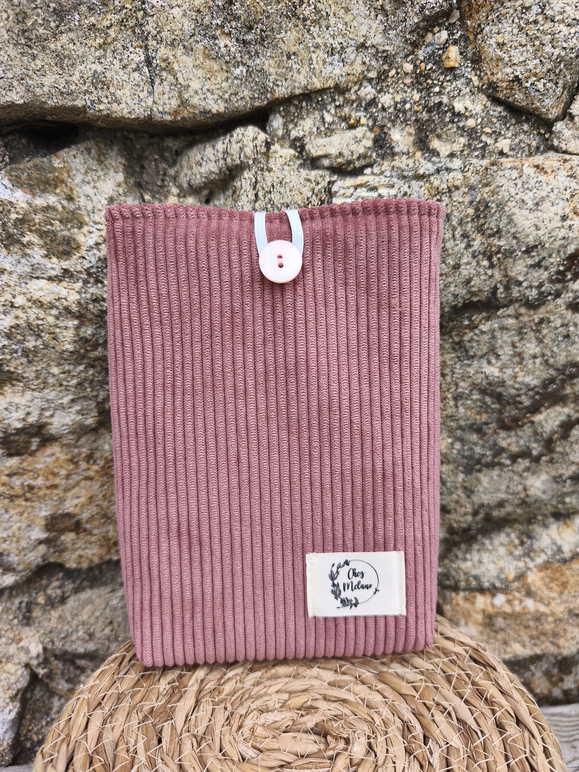Pochette à livre en velours Vieux Rose – Image 5