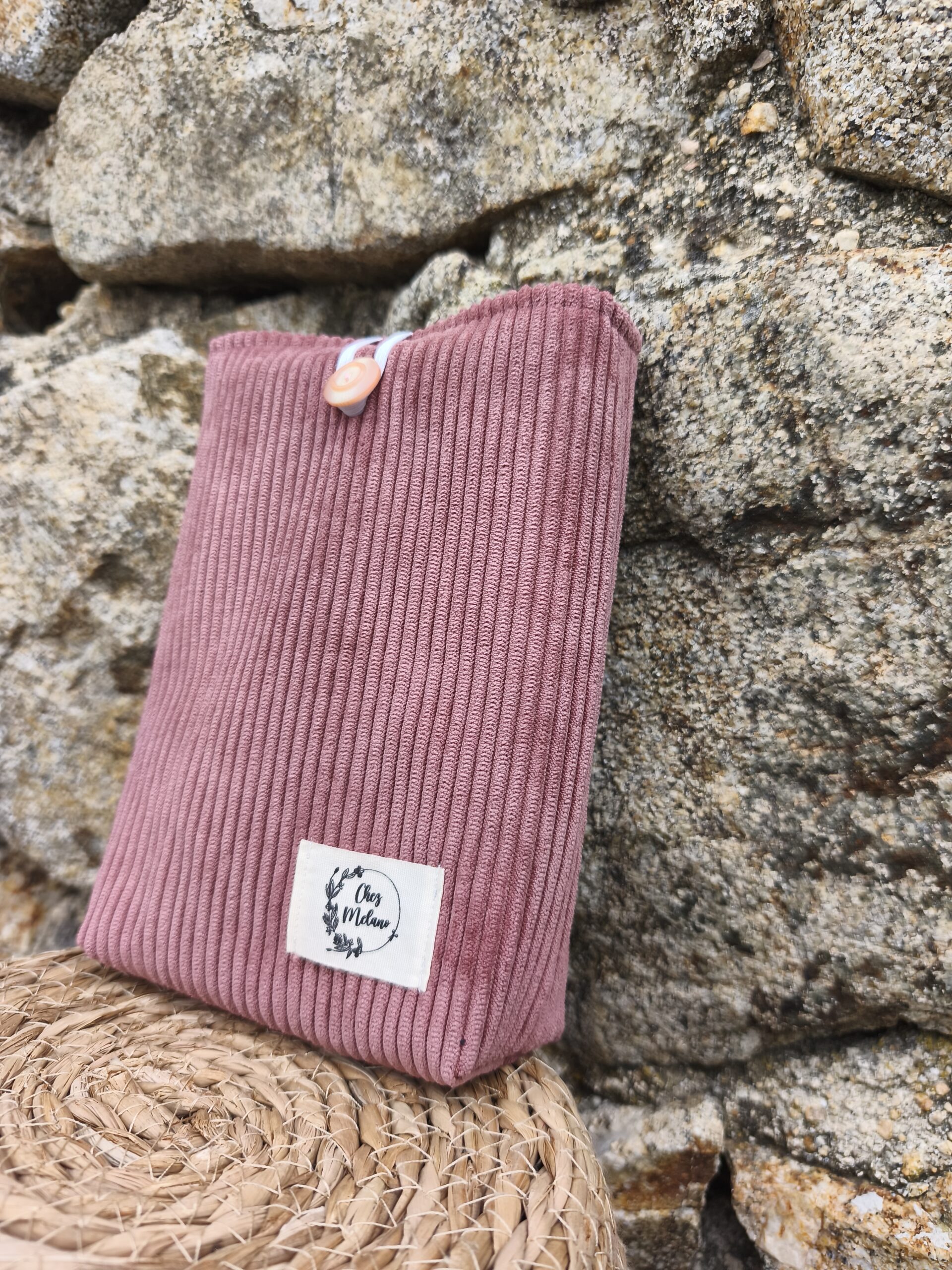 Pochette à livre en velours Vieux Rose – Image 6