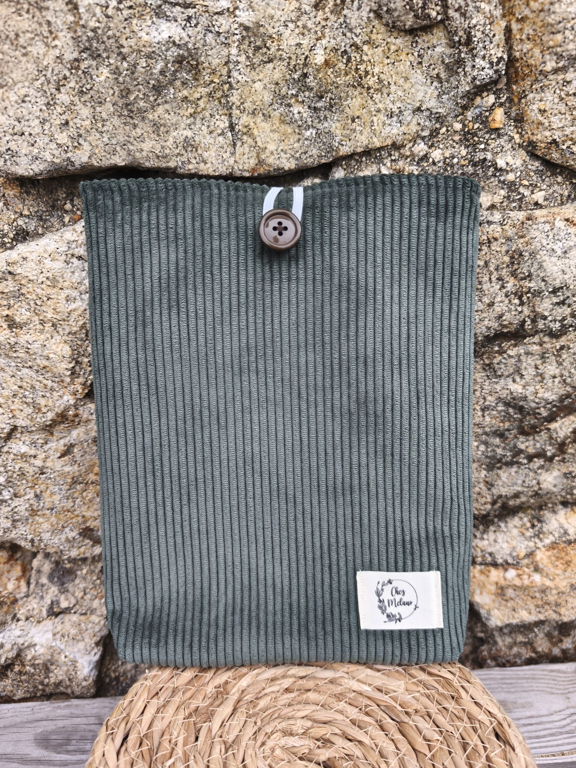 Pochette à livre en velours Vert Sapin – Image 7