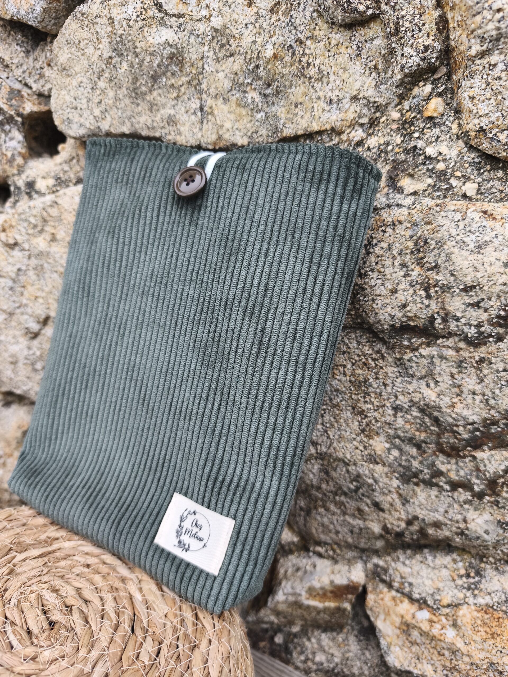 Pochette à livre en velours Vert Sapin – Image 8