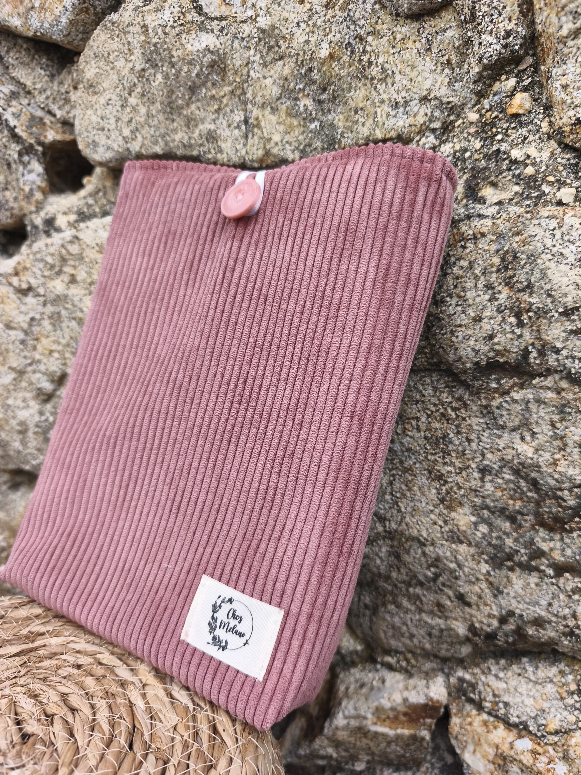 Pochette à livre en velours Vieux Rose – Image 8