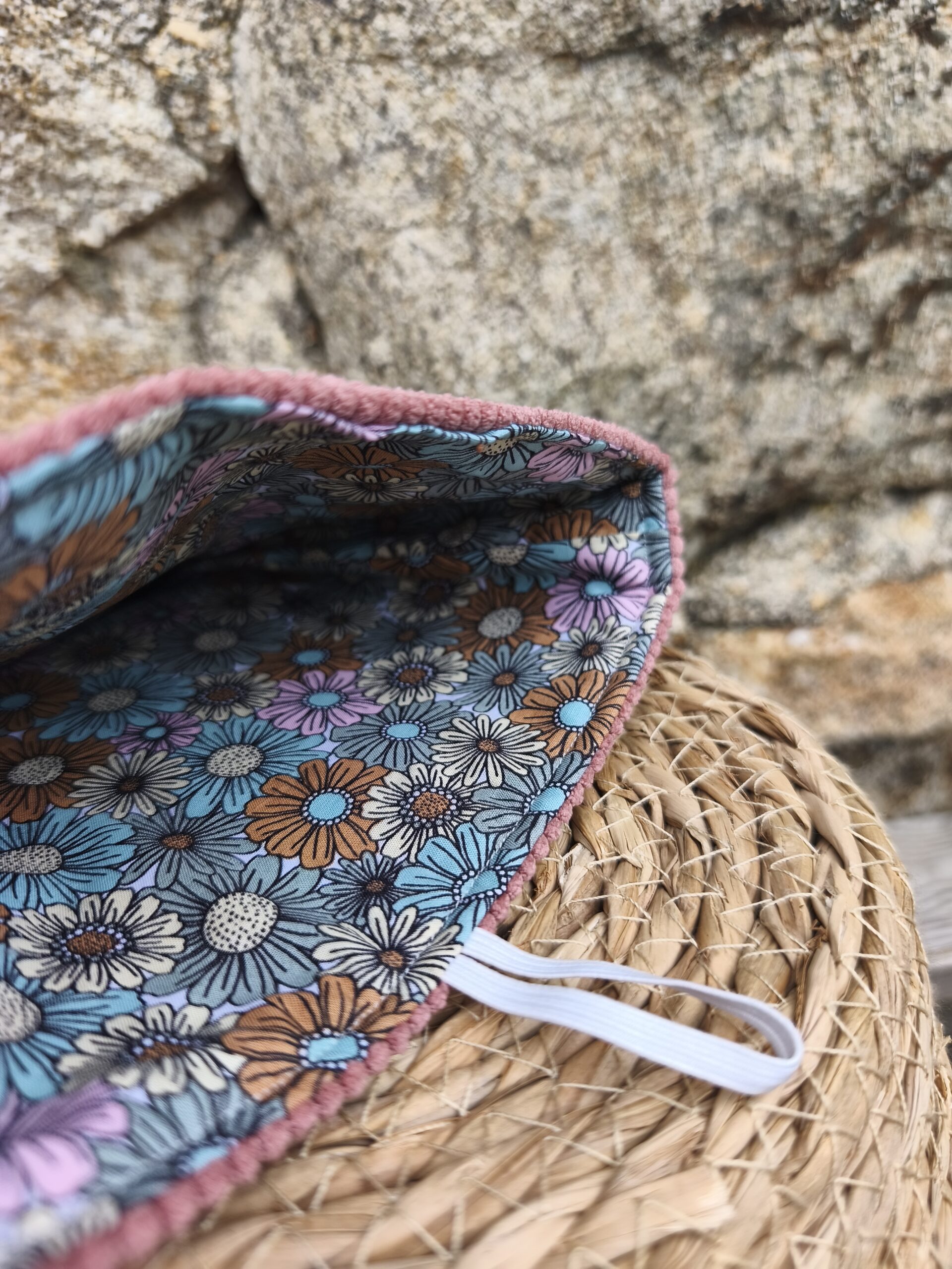 Pochette à livre en velours Vieux Rose – Image 9