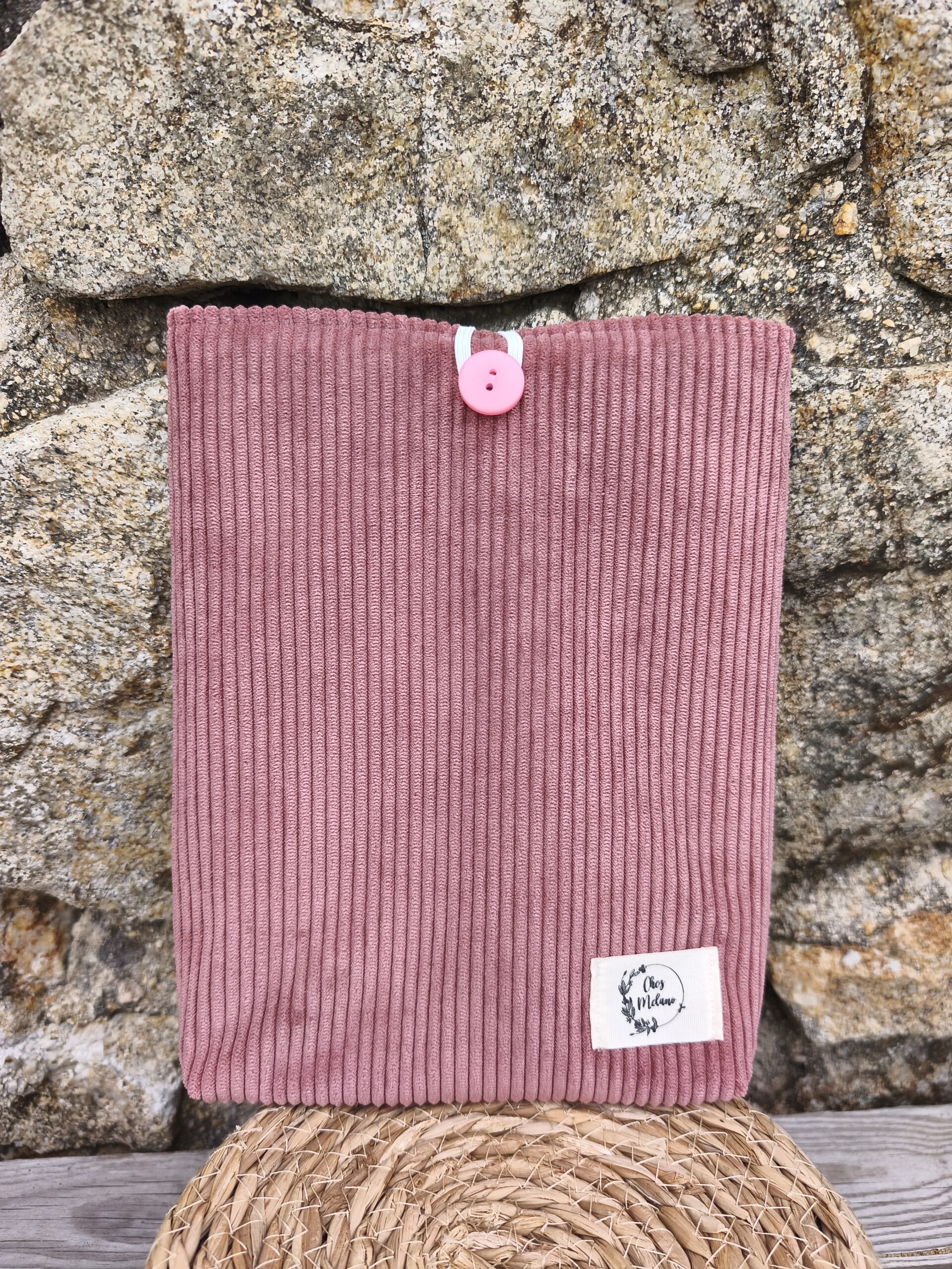Pochette à livre en velours Vieux Rose – Image 7