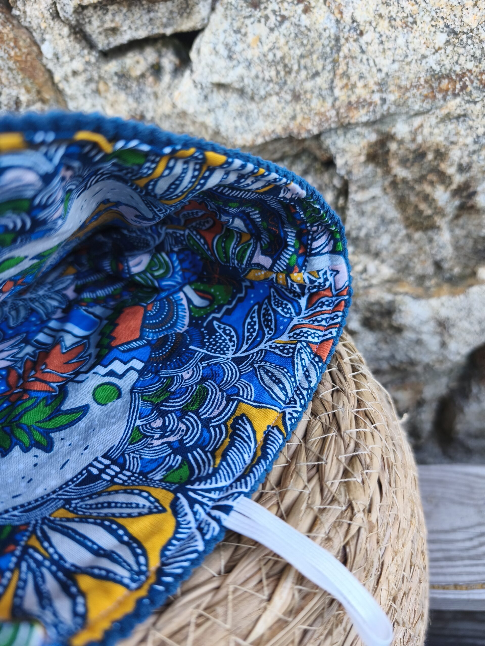 Pochette à livre en velours Bleu Nuit – Image 7